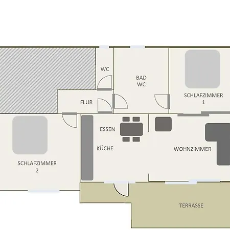 Apartment Panorama Im Schwarzwald In Einzigartiger Lage, Terrasse, 2 Schlafzimmer, Direkt Am Waldrand, Nahe Baden-baden *