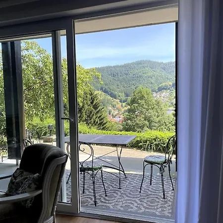 Apartment Panorama Im Schwarzwald In Einzigartiger Lage, Terrasse, 2 Schlafzimmer, Direkt Am Waldrand, Nahe Baden-baden *